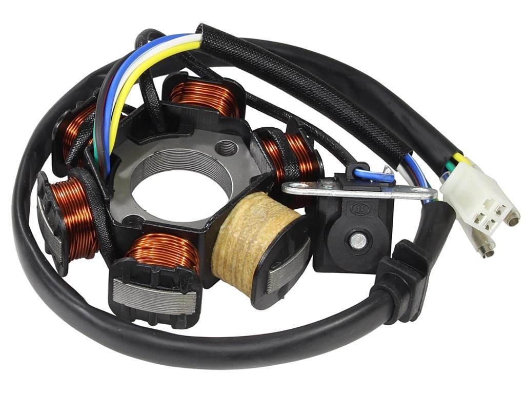 Aparat zapłonowy stator gy6-50 1 cewka zaponowa jt