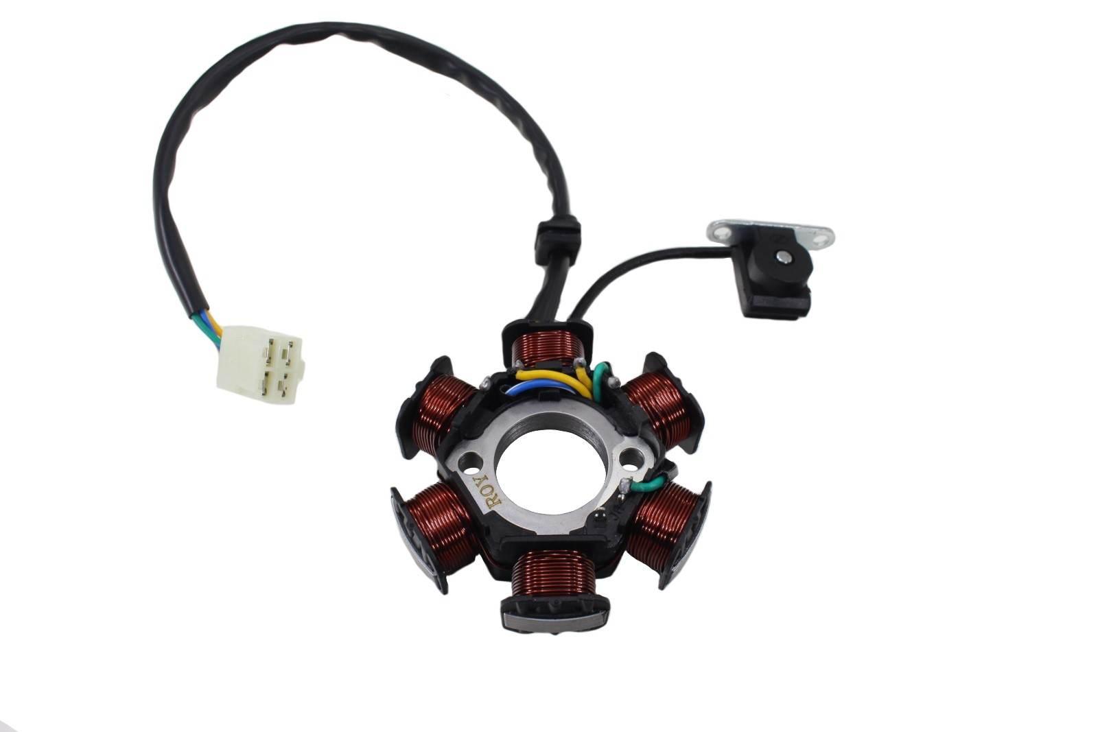 Aparat zapłonowy stator gy6-50 kymco agility prąd stały jt