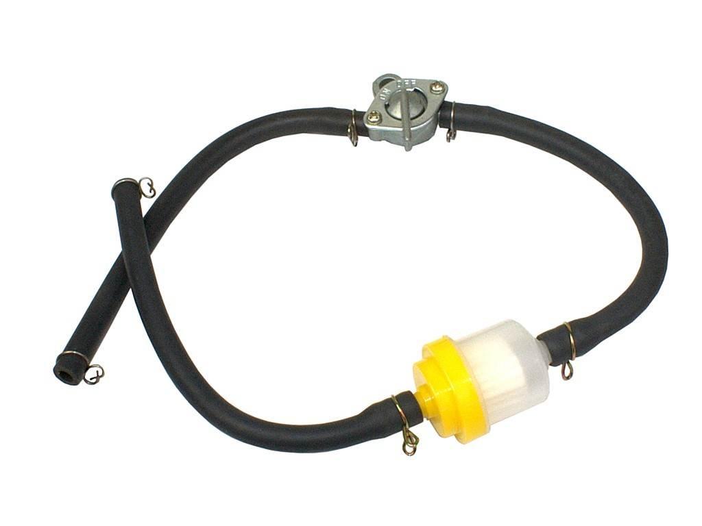 Przewód paliwa z filtrem żółtym i kranikiem