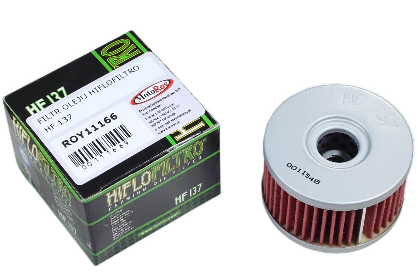 Filtr oleju hiflofiltro hf 137 | ROY11166