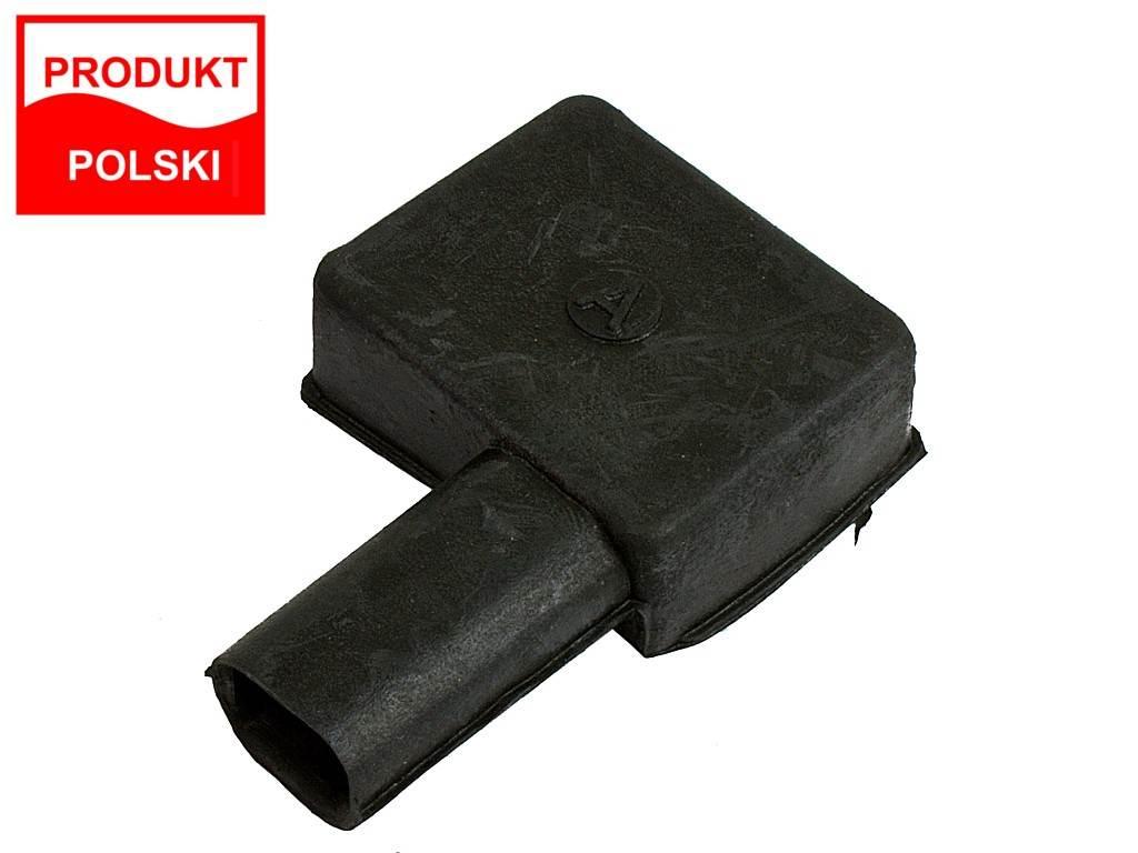 Osłona gumowa klemy akumulatora czarna | ROY11181