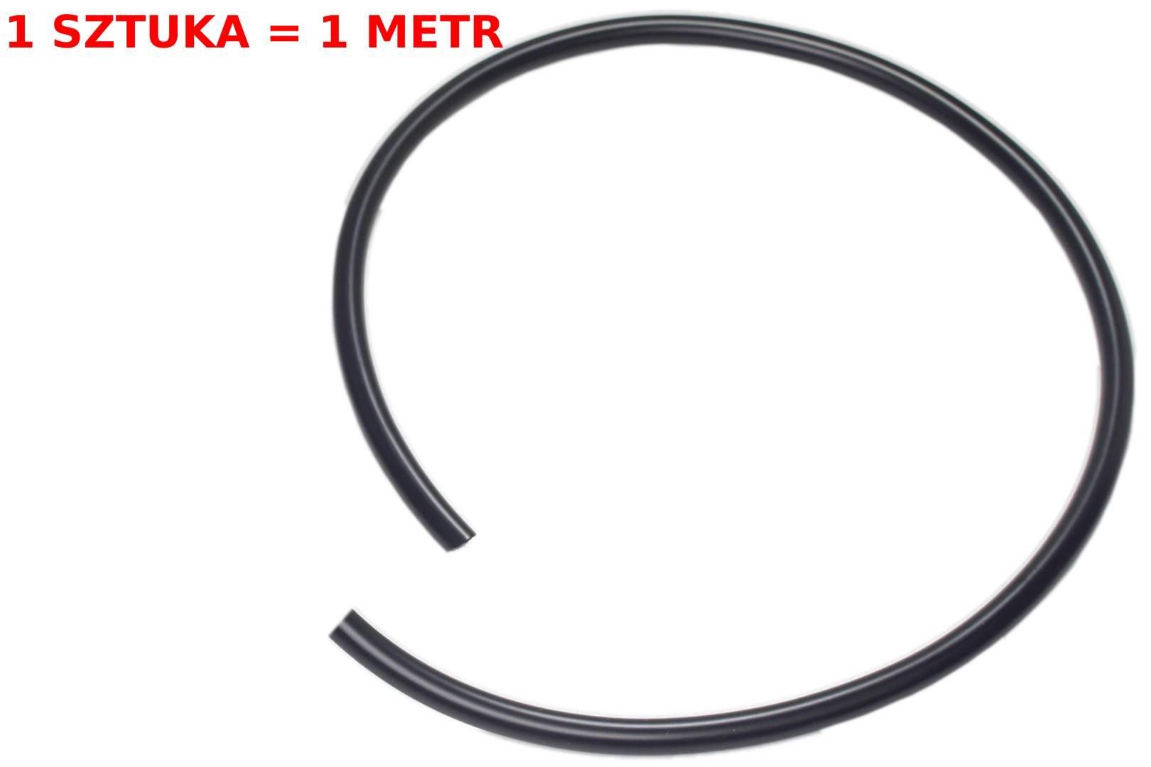 Przewód paliwa śr.5mm 1 metr pvc czarny de