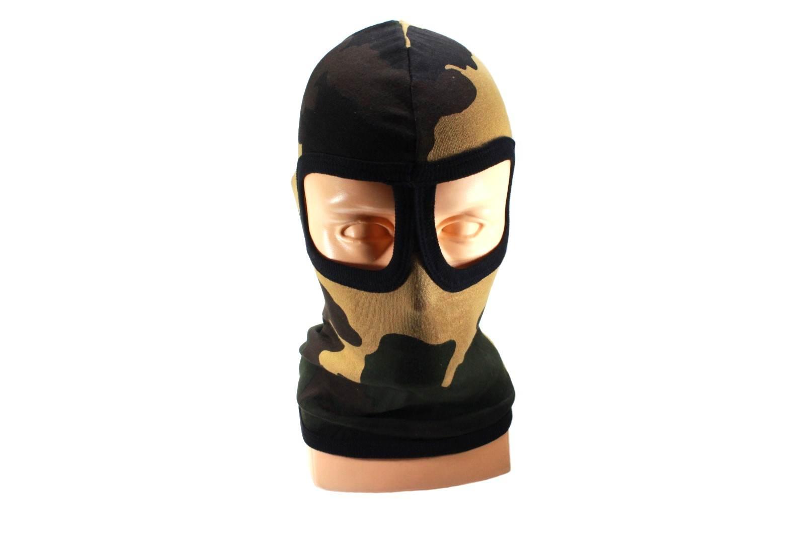 Kominiarka bawełniana oczy dzielone l/xl moro