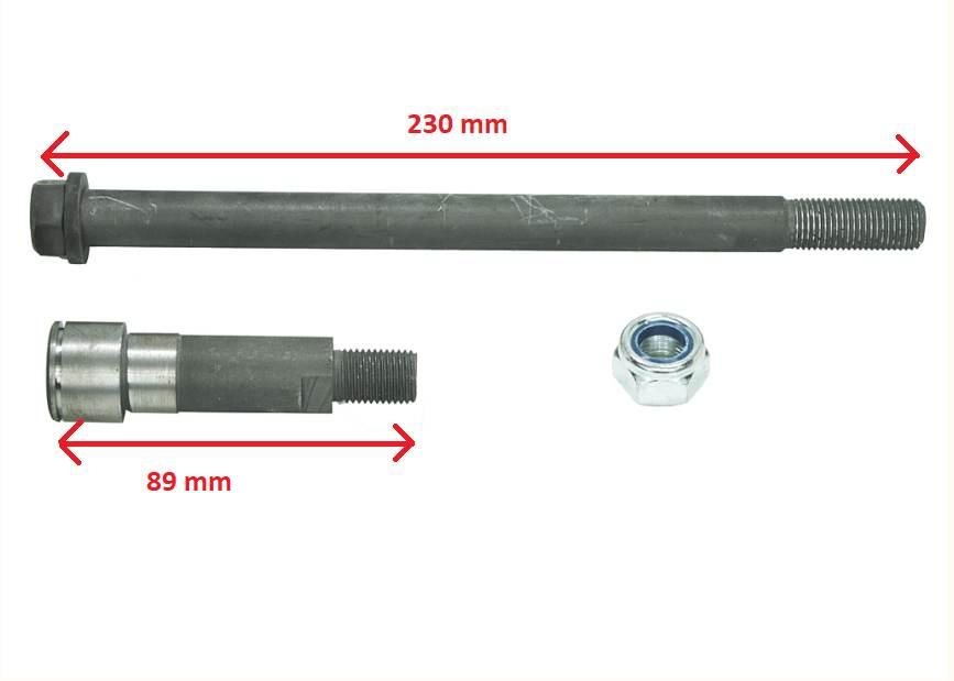 Ośka koła tył mz etz 250 kpl mp | ROY11717 - zdjęcie 2
