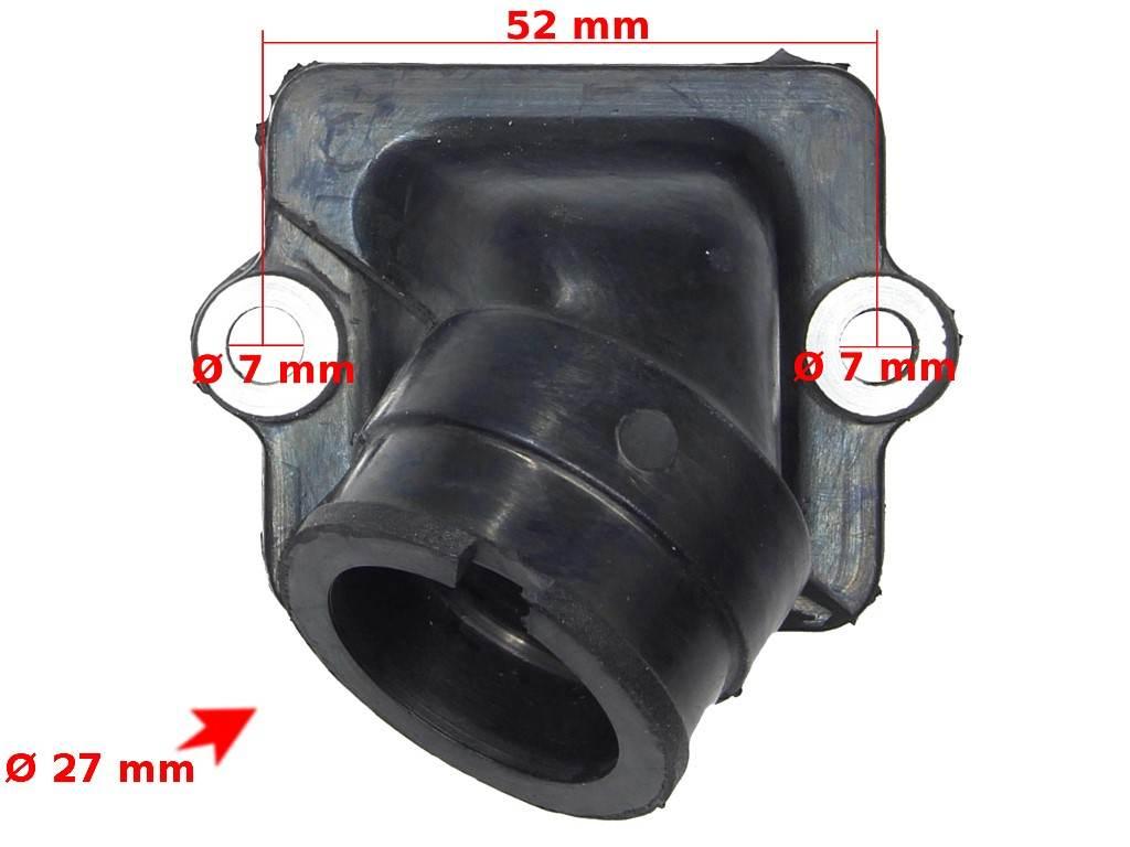 Króciec ssący do piaggio gilera 125-150-180 2t runner typhoon skipper hexagon - zdjęcie 2