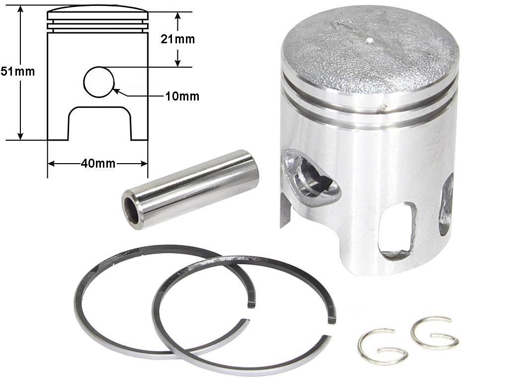 Cylinder yamaha bws mbk booster 40mm ac kpl rob - zdjęcie 2