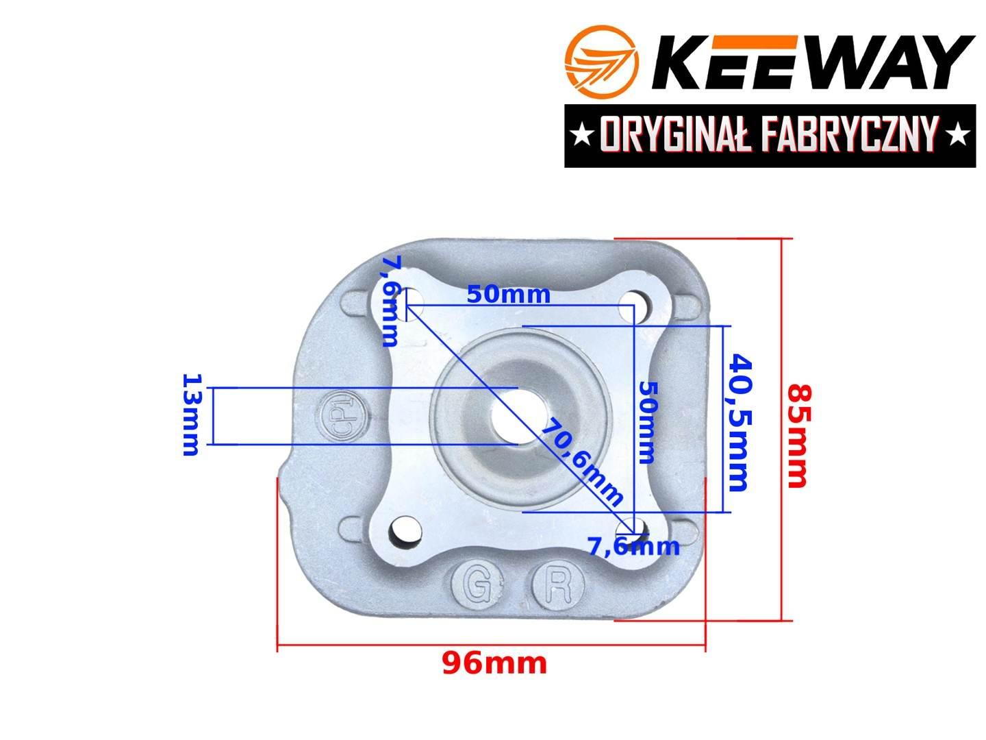 Głowica keeway 50cc 2t hurricane oryginał - zdjęcie 2