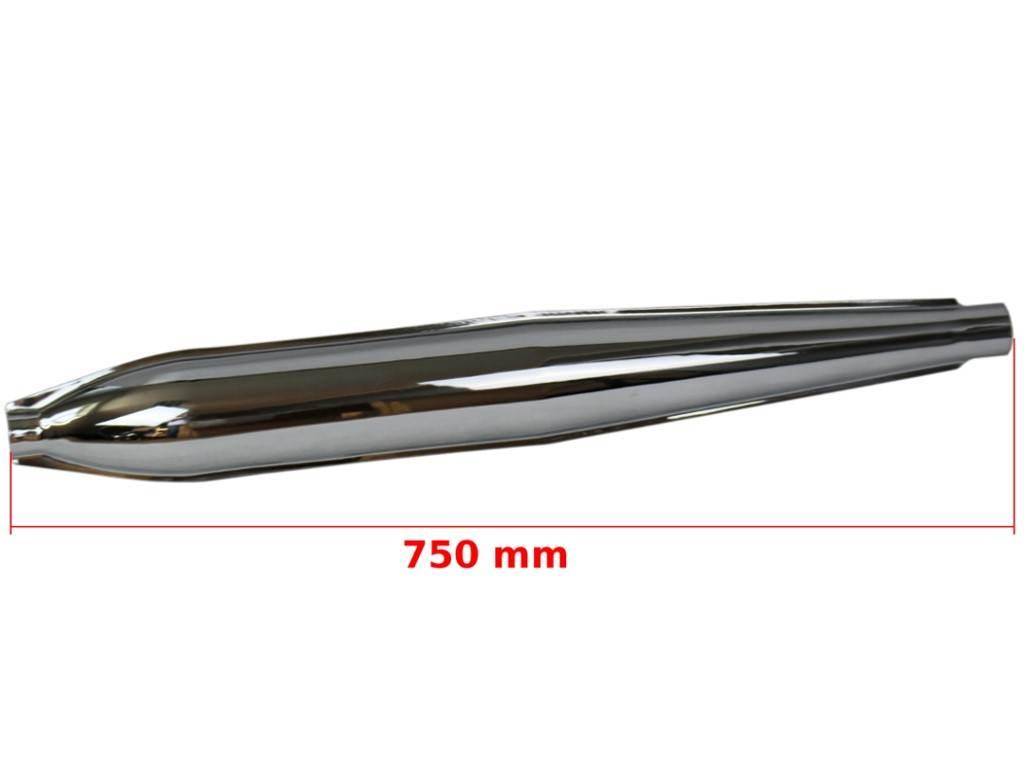 Tłumik wsk 125 chrom duells di | ROY12482