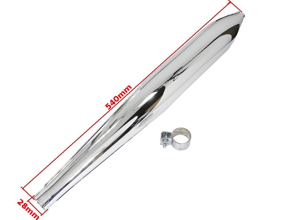 Tłumik romet komar chrom duells di | ROY12485