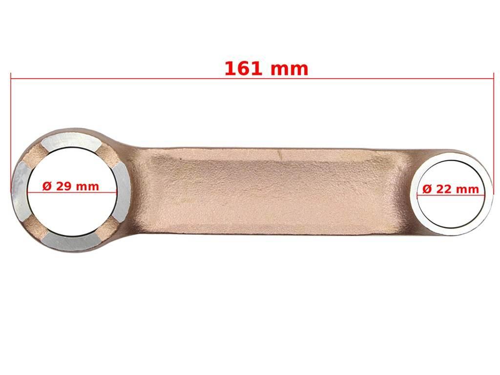 Korbowód wsk 175 czop 22mm duells kpl di - zdjęcie 2