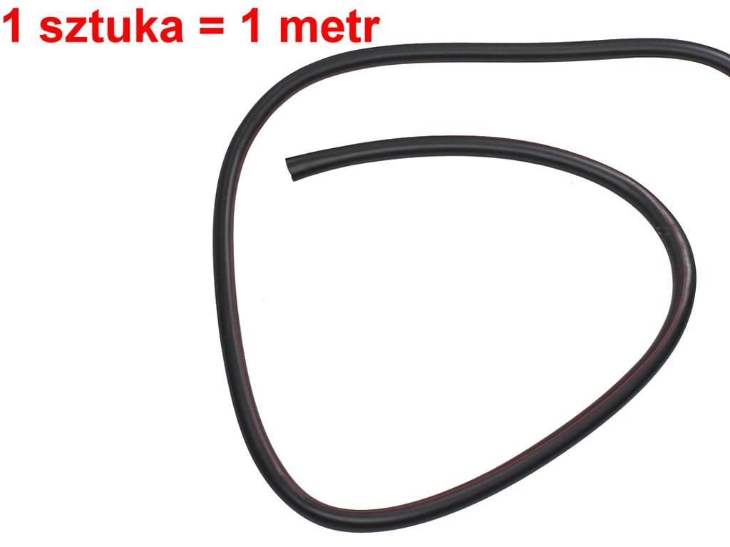 Przewód paliwa śr.6mm czarny 1 metr | ROY12521