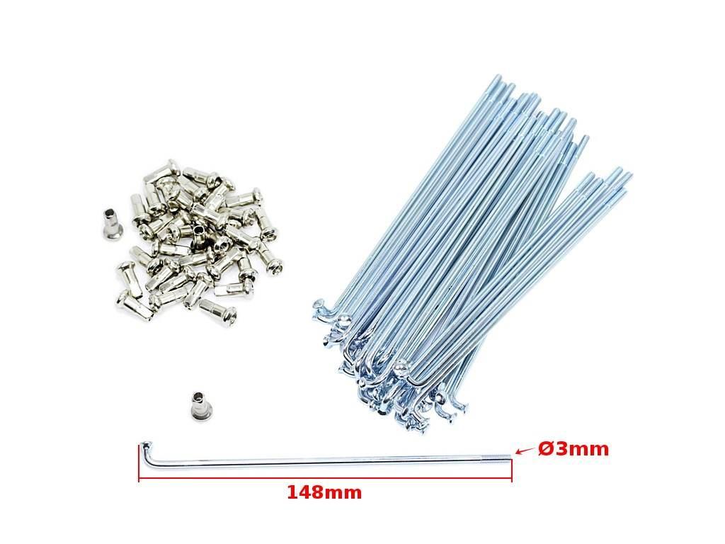 Szprychy simson s50 s51 148x3mm 36szt taiwan di