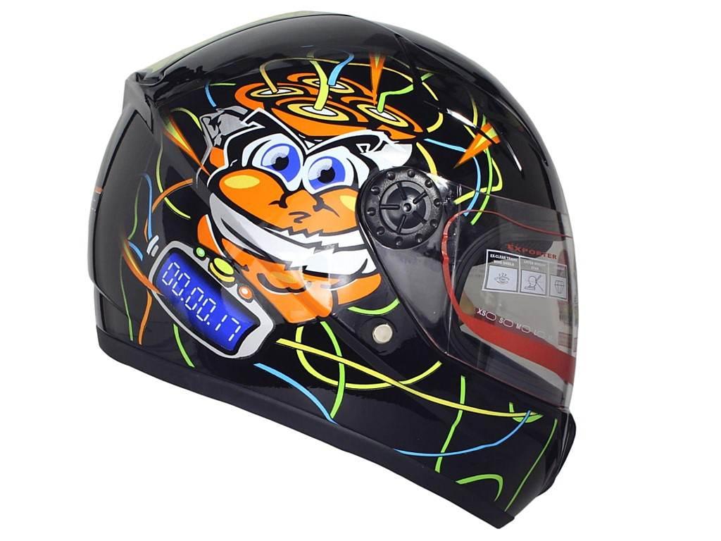 Kask safebet hf-909 black e16 mały s | ROY12557 - zdjęcie 3