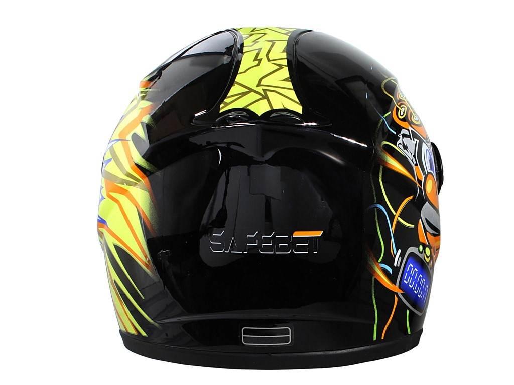 Kask safebet hf-909 black e16 mały s | ROY12557 - zdjęcie 4