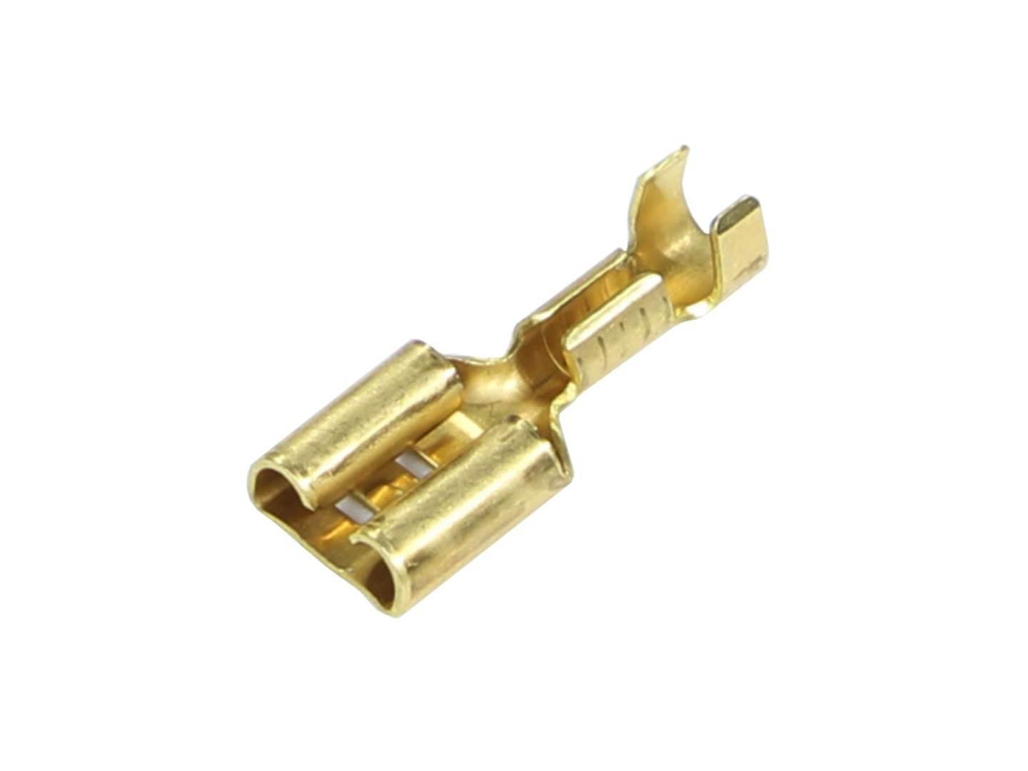 Konektor żeński 6.3x0.8 gniazdo płaskie 1.5-2.5mm de