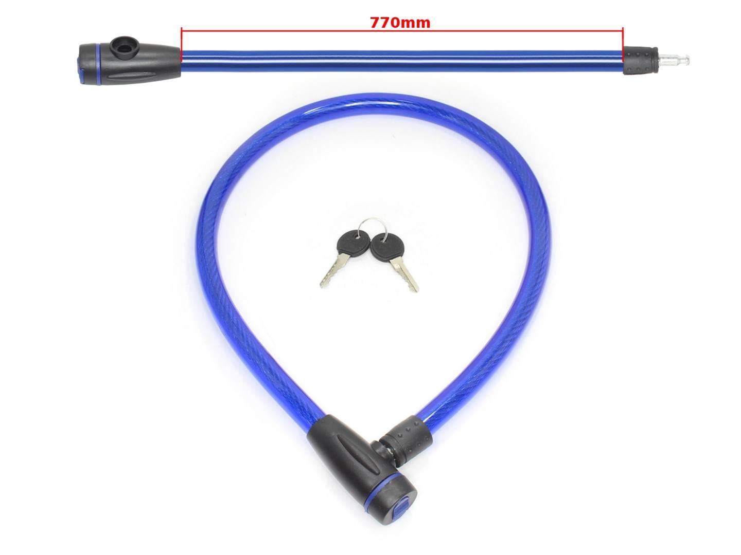 Blokada zabezp przeciwkradzieżowe blue dł 90cm