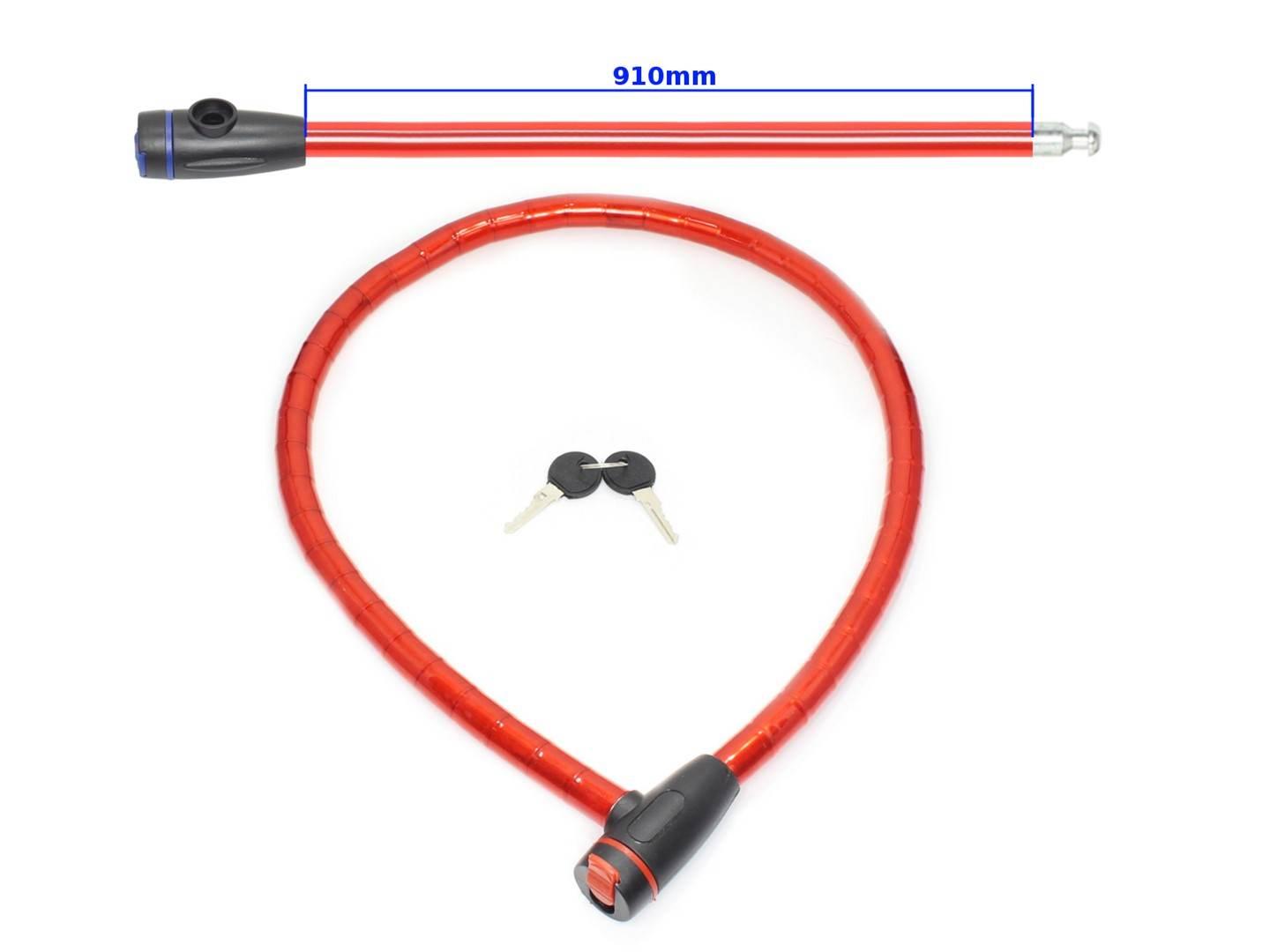 Blokada zabezpieczenie przeciwkradzieżowe red