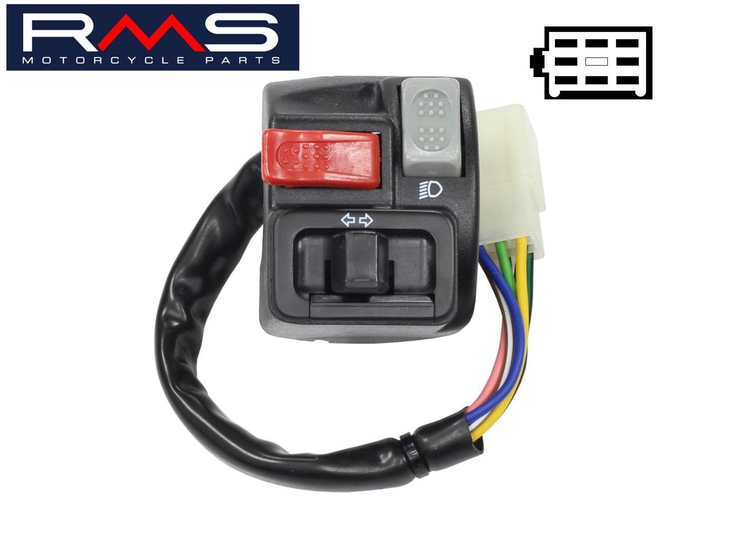 Przełącznik świateł lewy mbk booster yamaha bw's jog 50 rms