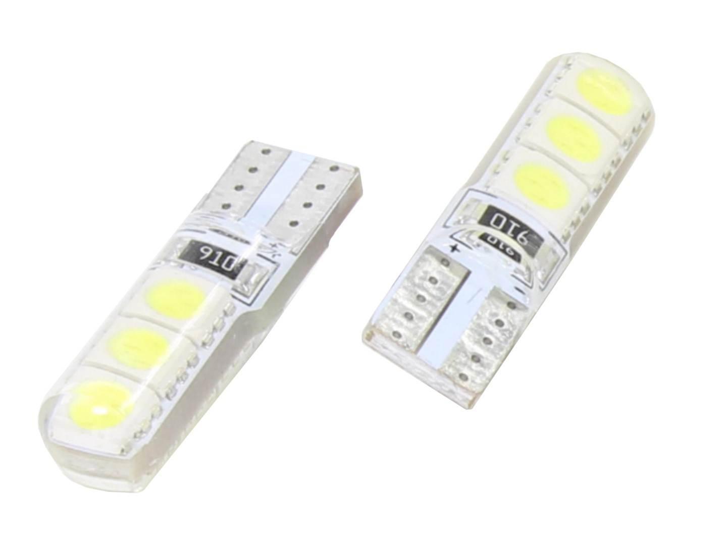 Żarówka 12v t10 led bezcokołowa 6xdioda | ROY13473
