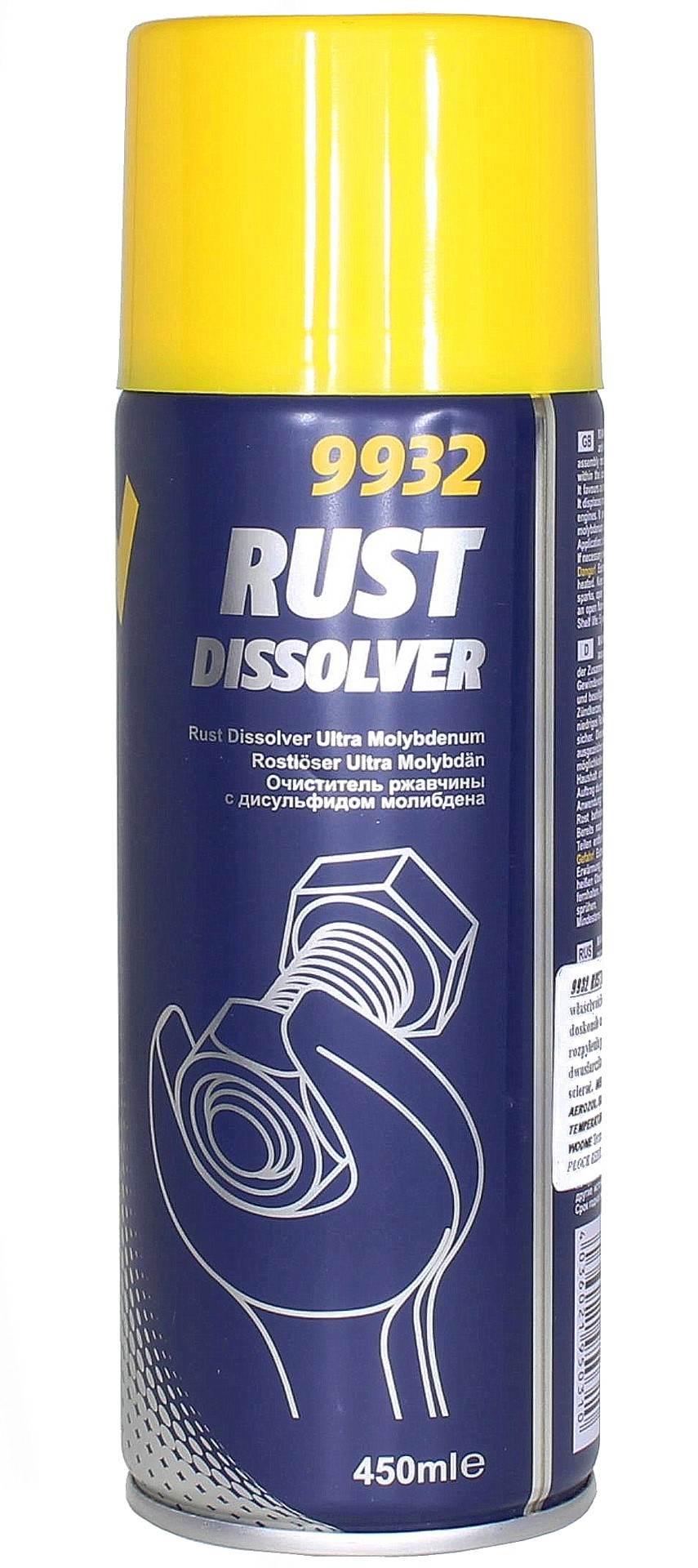 Środek do rdzy rust disolver mannol 450ml 9932