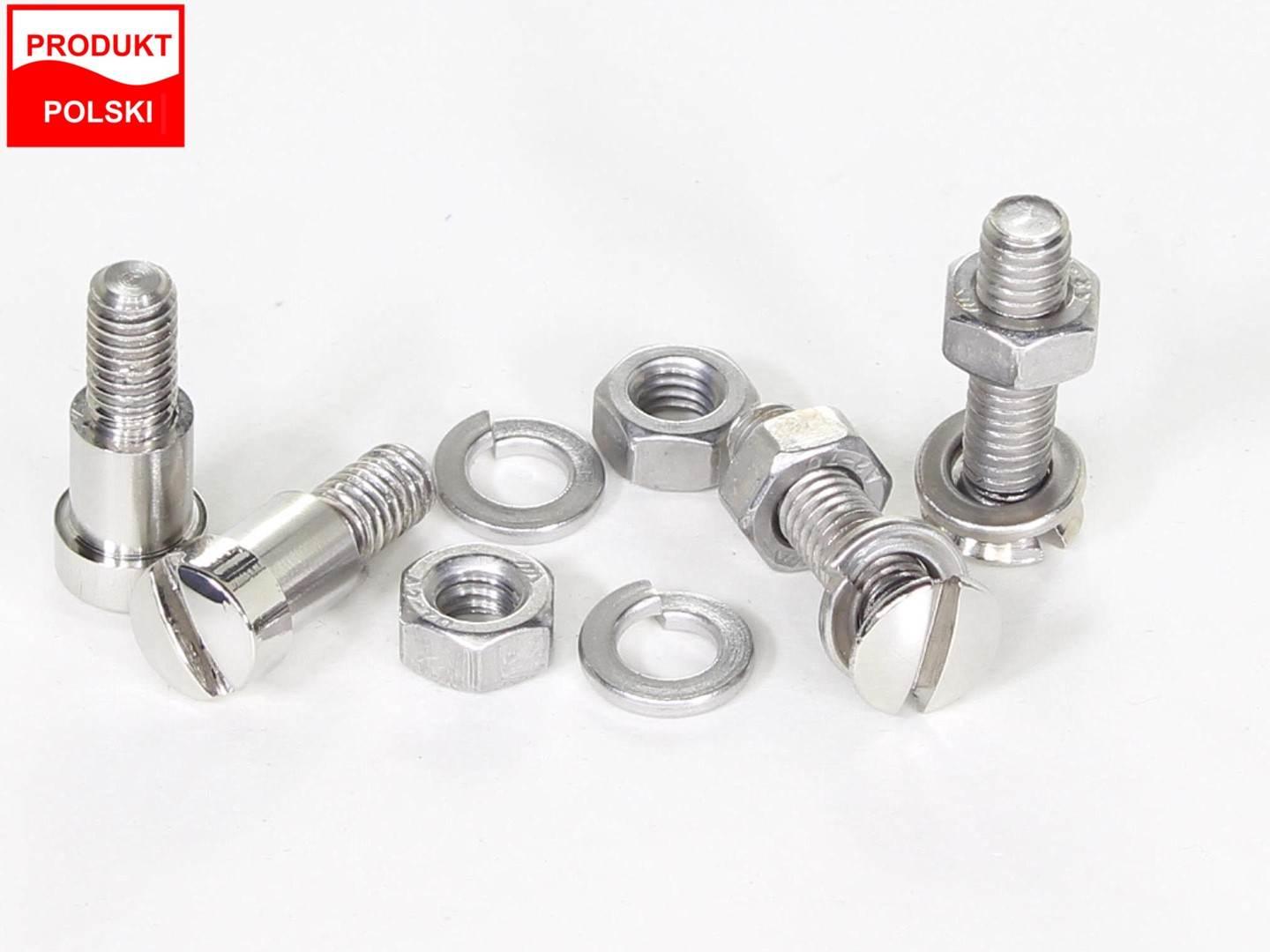 Śruby wsk kierownicy dźwigni sprzęgła hamulca komplet ti