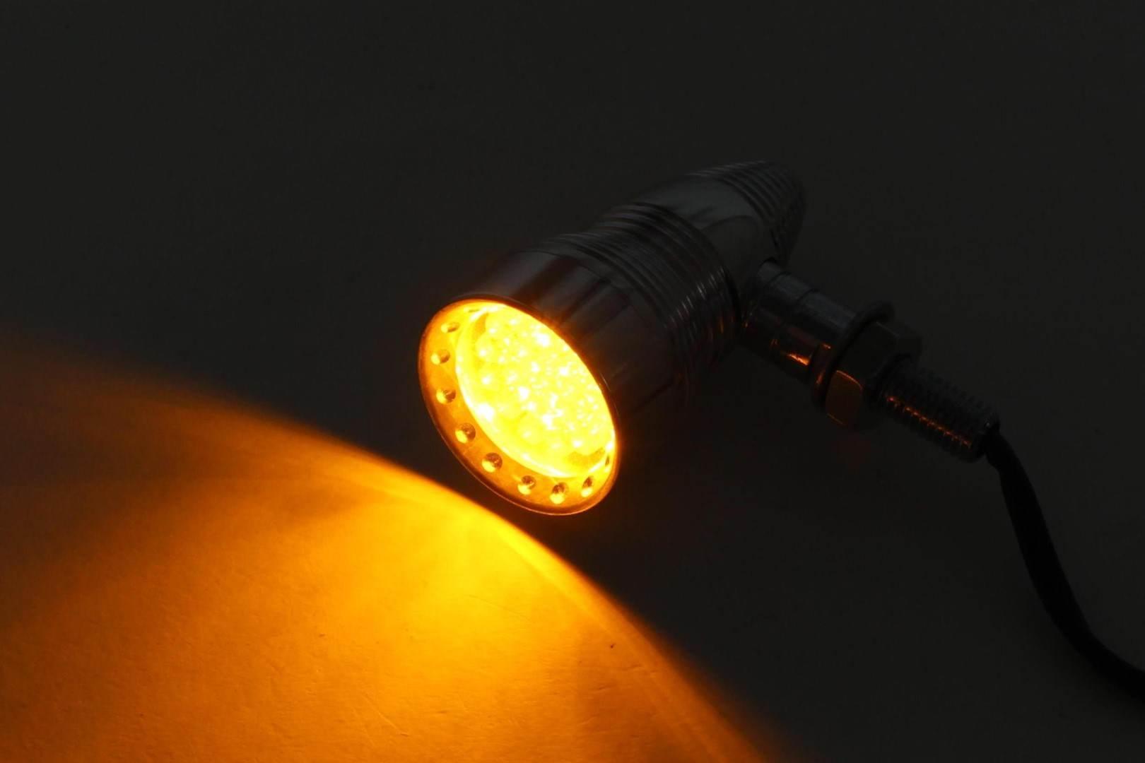 Kierunkowskaz ftc-2006 chrom klosz pomarańczowy - zdjęcie 4