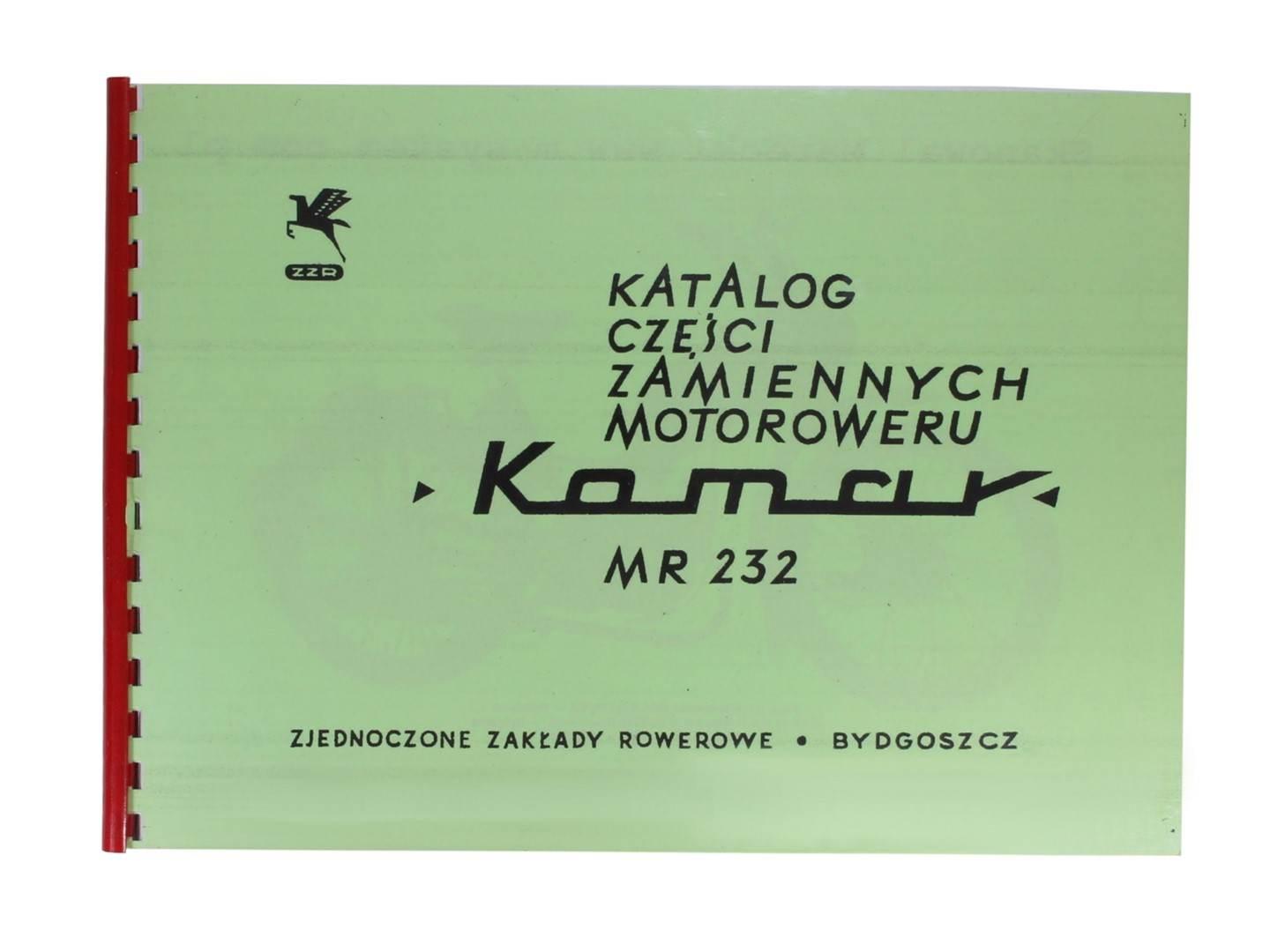 Katalog części zamiennych komar mr-232 | ROY14772