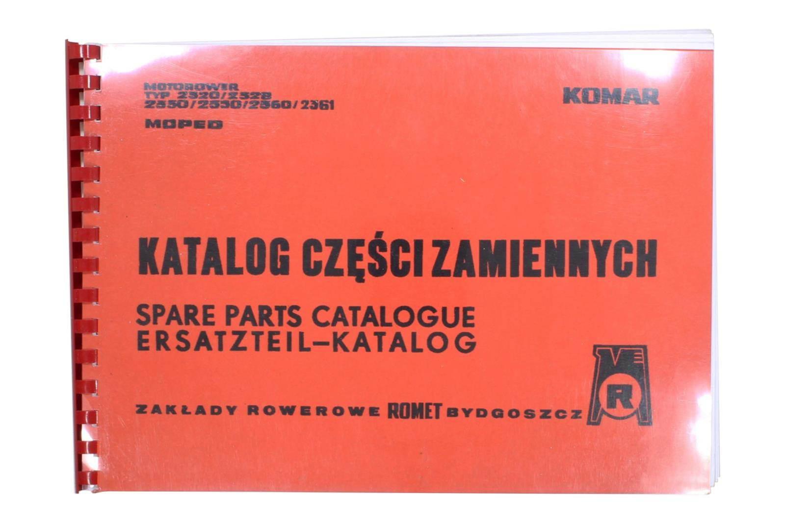 Katalog części zamiennych romet 2320 2328 2330 2350 2360 2361