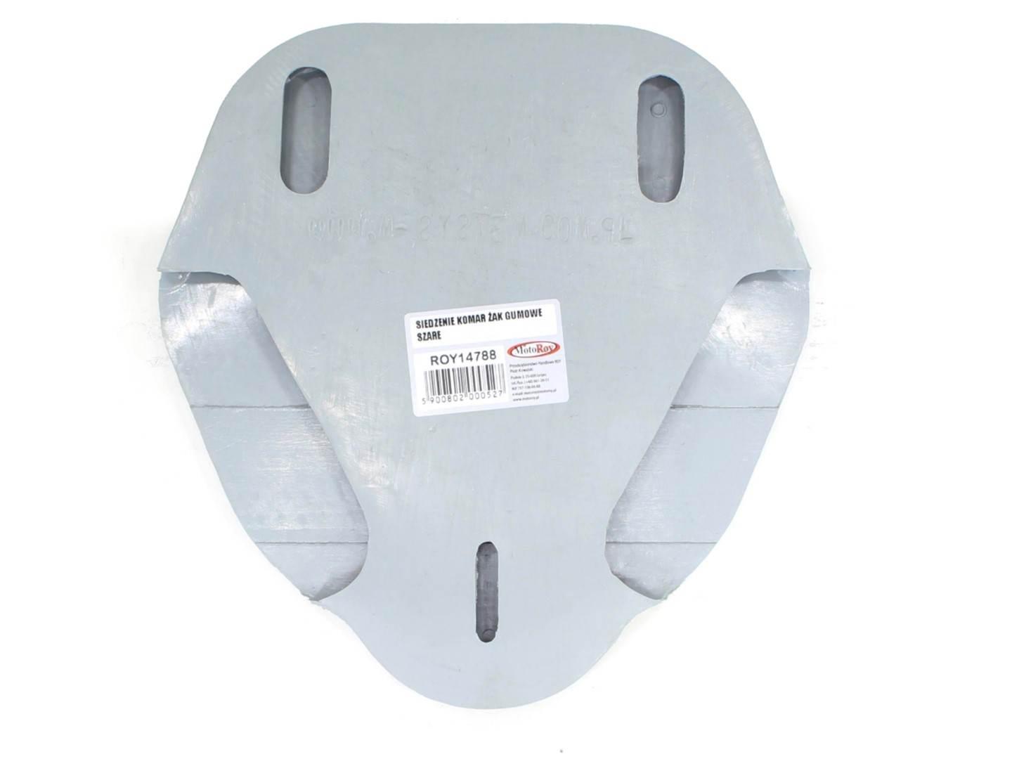 Siedzenie fotel kanapa romet komar gumowe szare - zdjęcie 2