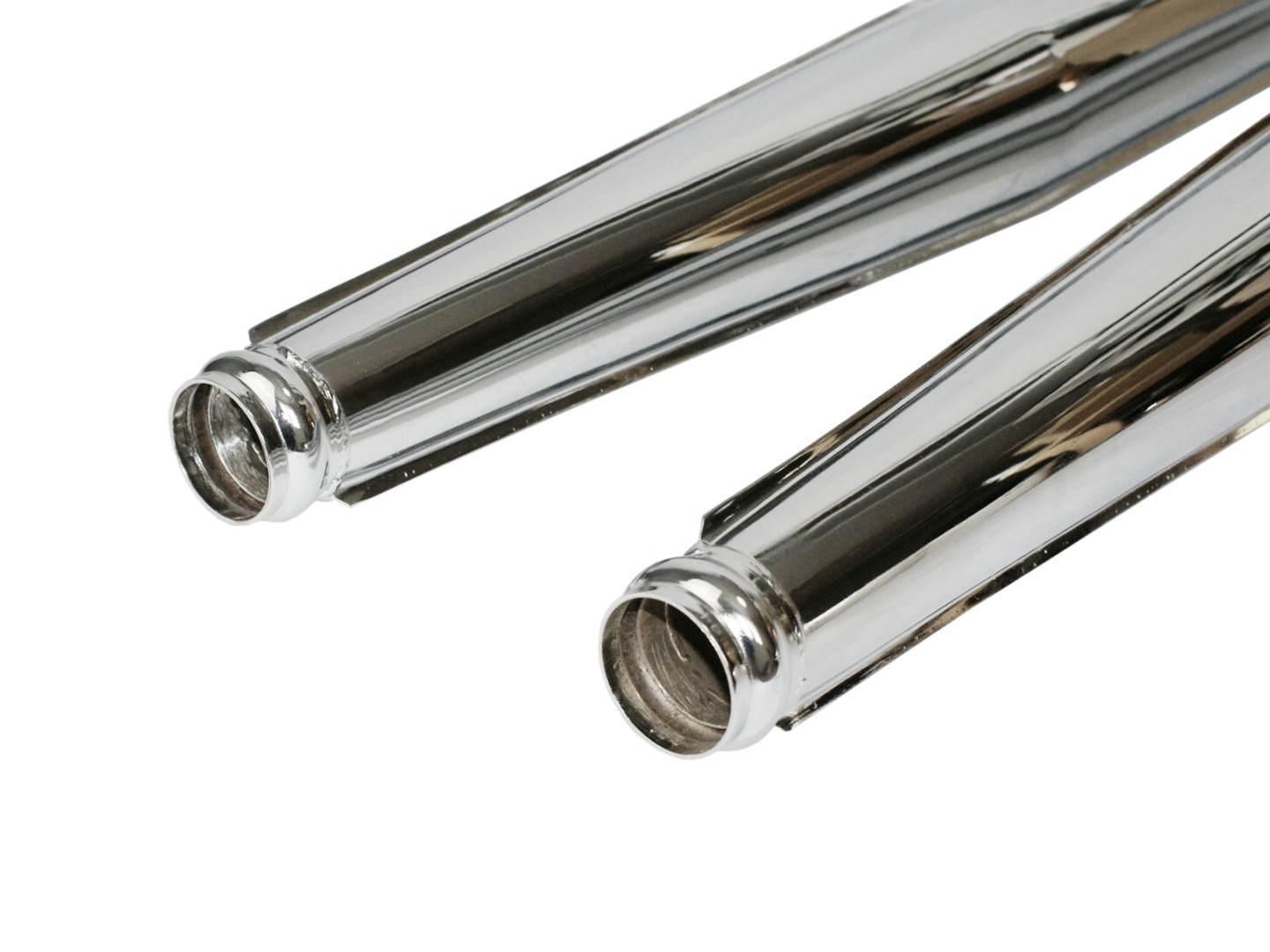 Tłumik jawa ts 350 12v długi kpl duells di - zdjęcie 2