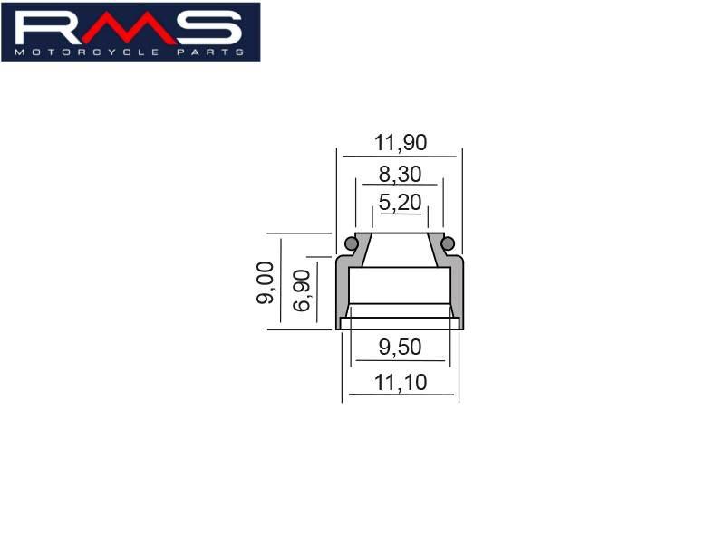 Simering uszczelniacz zaworów yamaha x-max tenere - zdjęcie 2