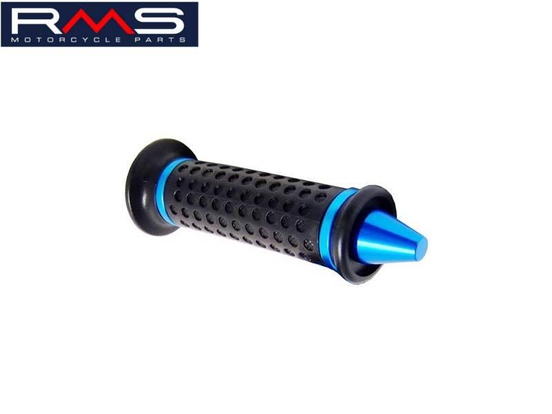 Manetka kierownicy skuter niebieskie 120mm kpl rms