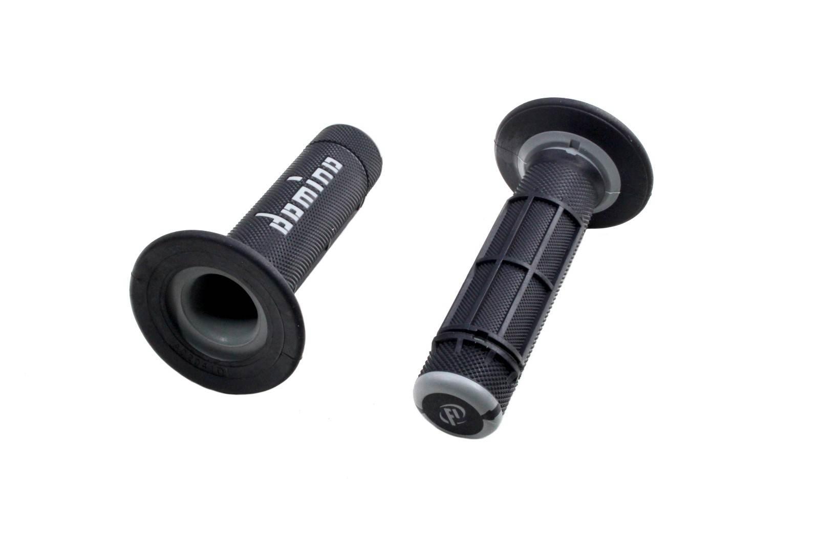 Manetka kierownicy szaro-czarna cross kpl rms