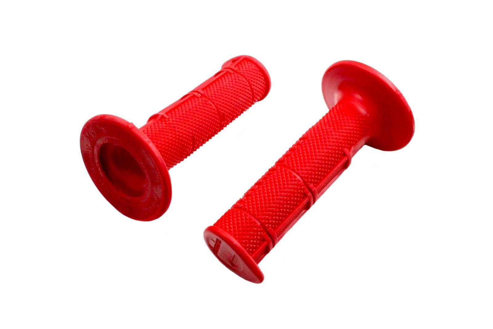 Manetka kierownicy czerwona cross enduro kpl rms