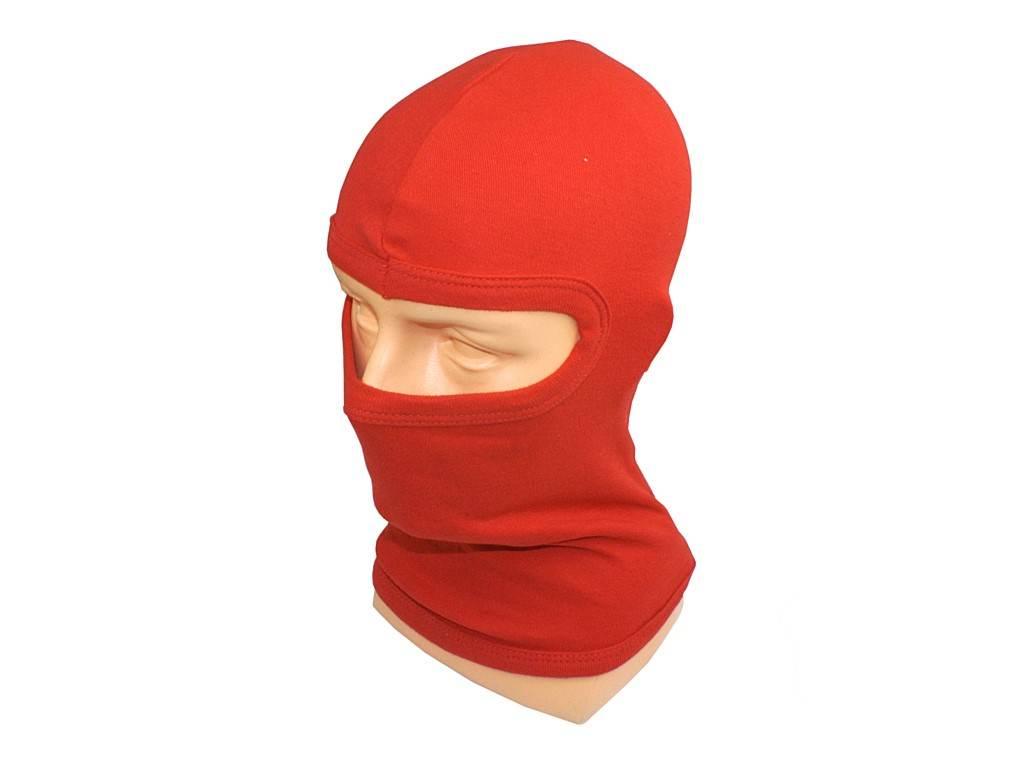 Kominiarka bawełniana oczy nie dzielone s/m czerwona
