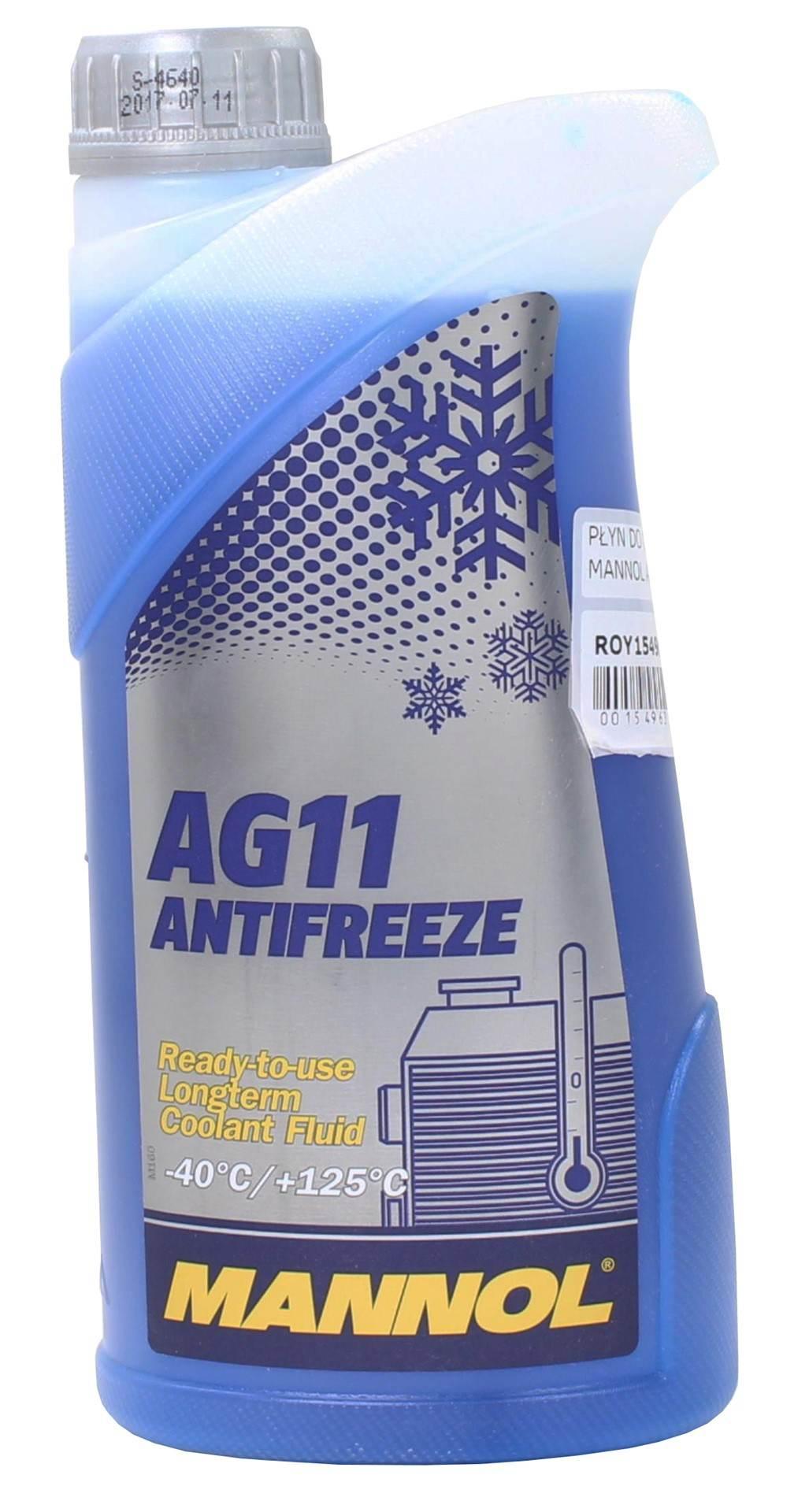 Płyn do chłodnic mannol ag 11 1l | ROY15496
