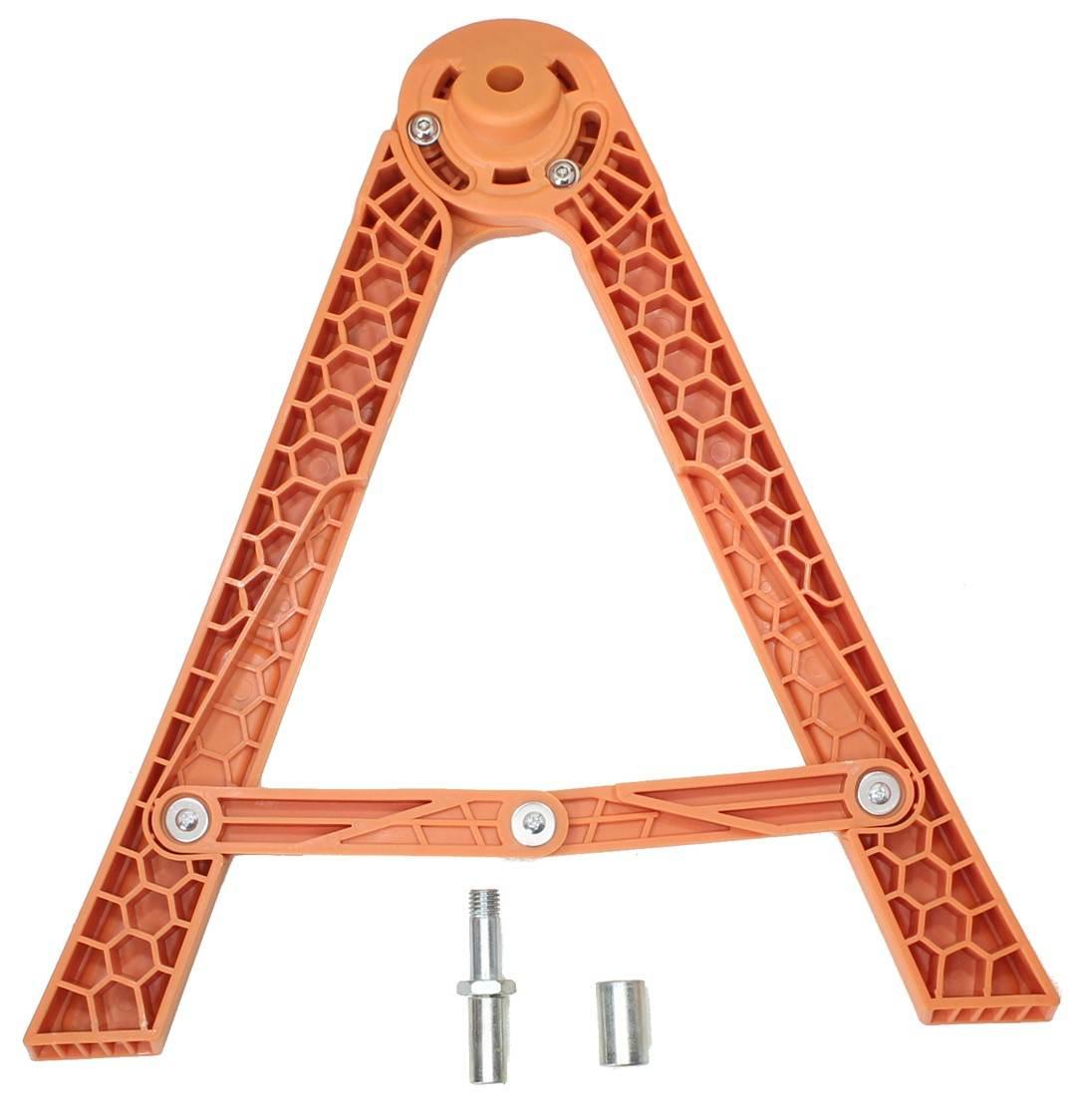 Stopka boczna podstawka trójkąt cross pomarańczowa bri - zdjęcie 2