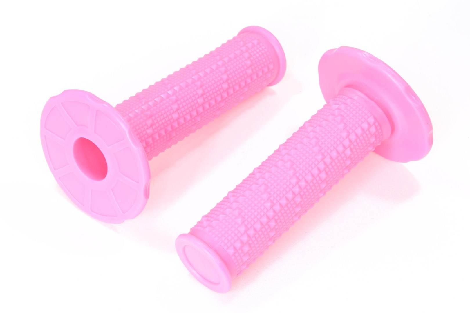 Manetka kierownicy cross różowa komplet bri