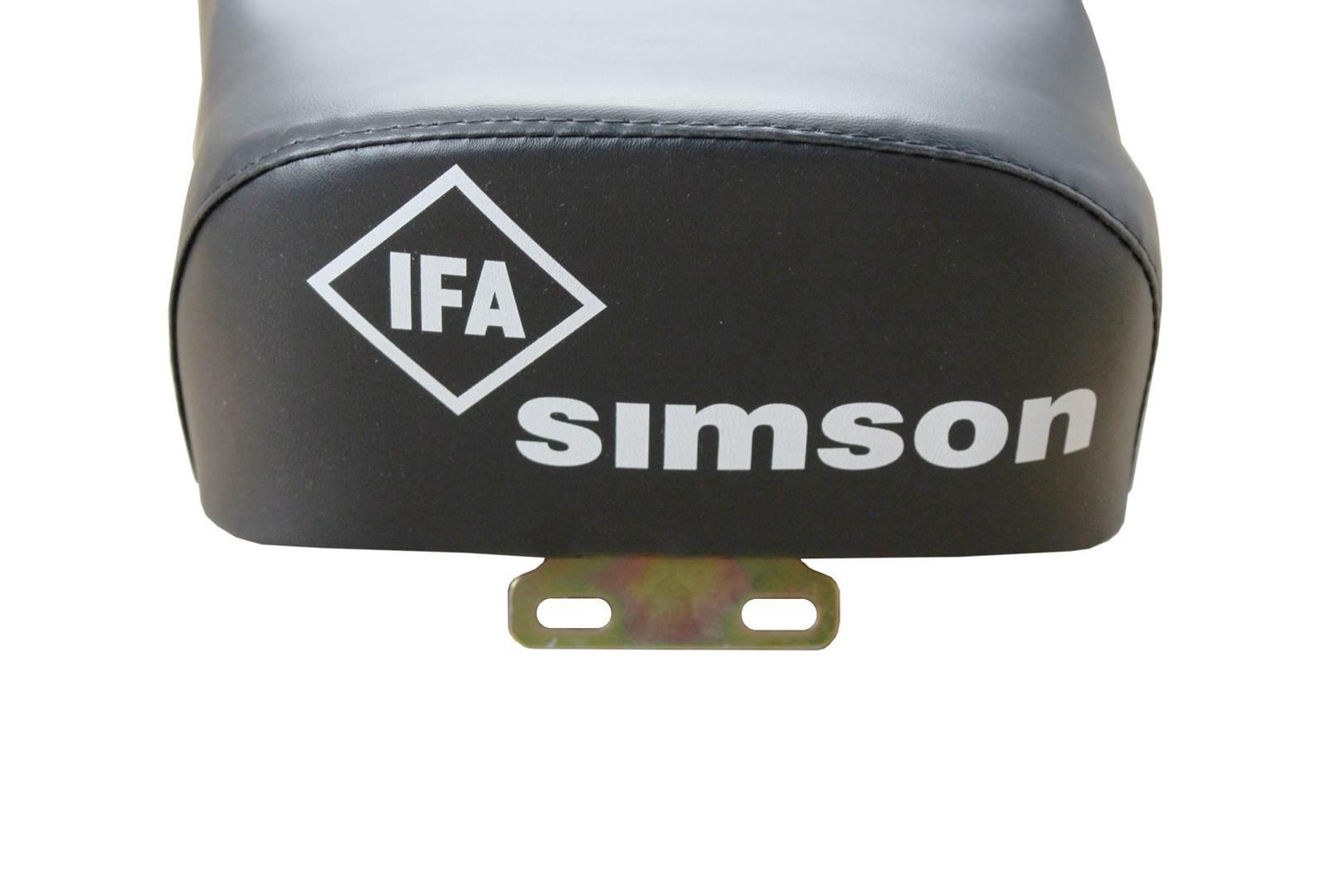 Siedzenie fotel kanapa simson s51 s50 s70 enduro gładkie czarne - zdjęcie 3