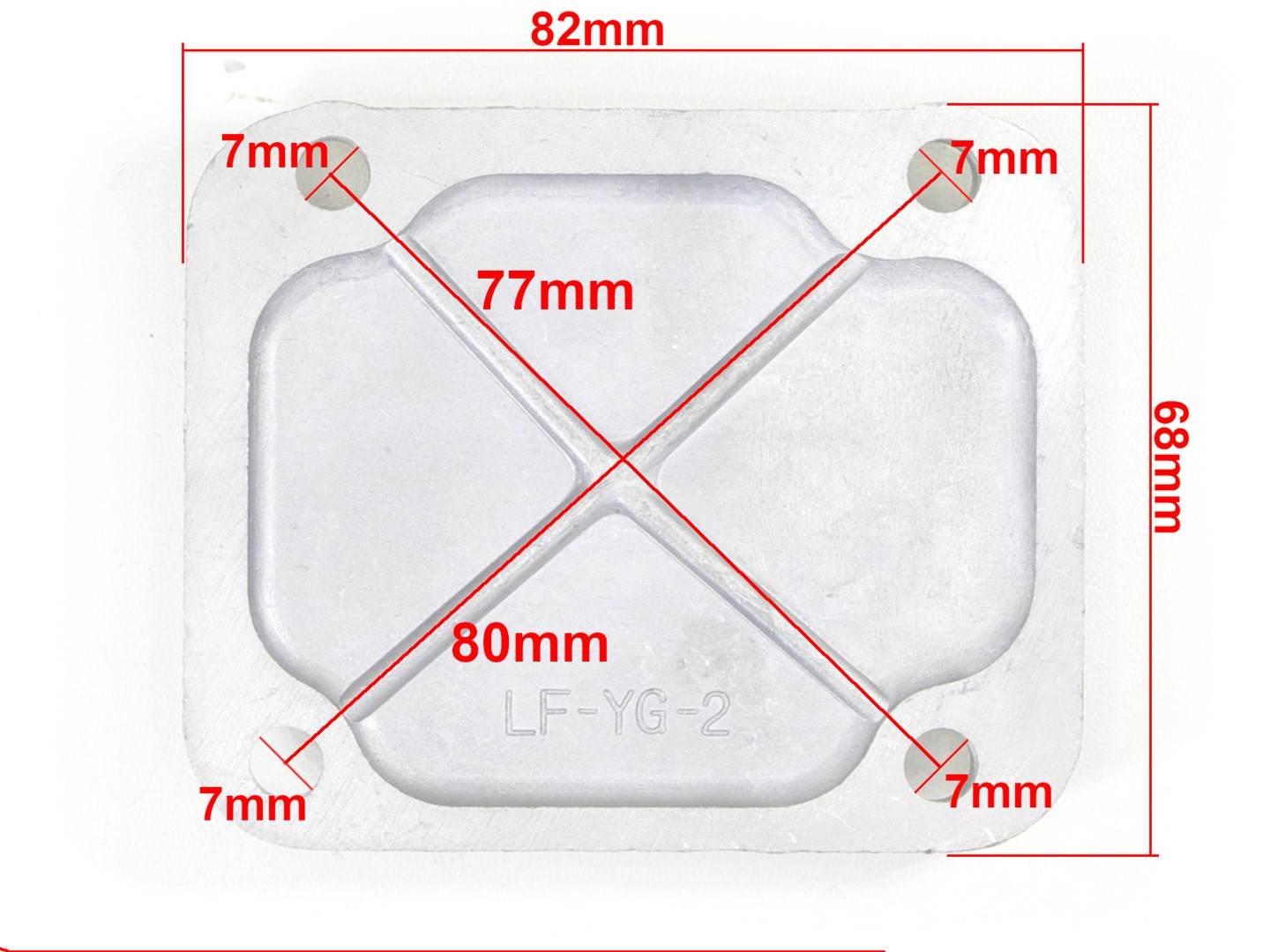 Dekiel głowicy aston 50 górny srebrny | BENZER1341 - zdjęcie 2