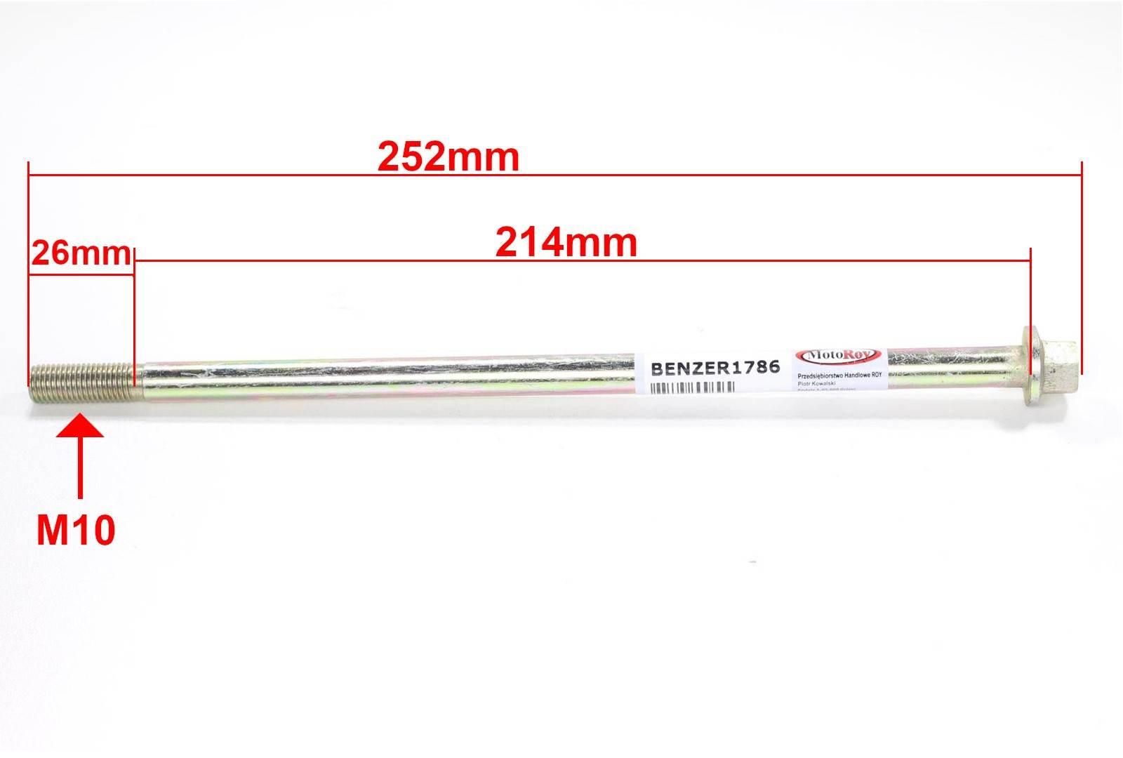 Ośka m10x252mm benzerbartonstreetzippgy6 - zdjęcie 2