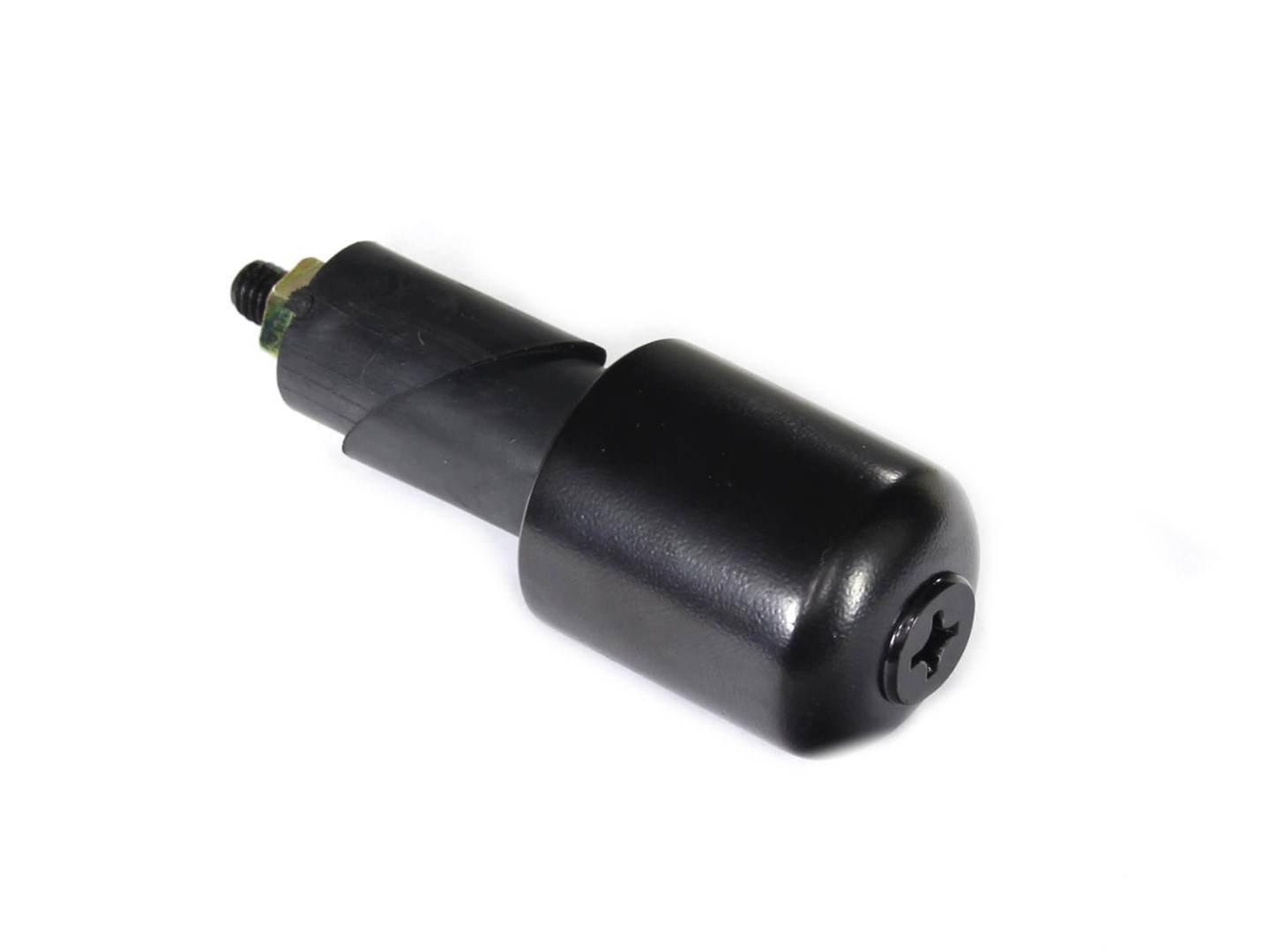 Korek kierownicy ciężarek ze śrubą bolt czarny