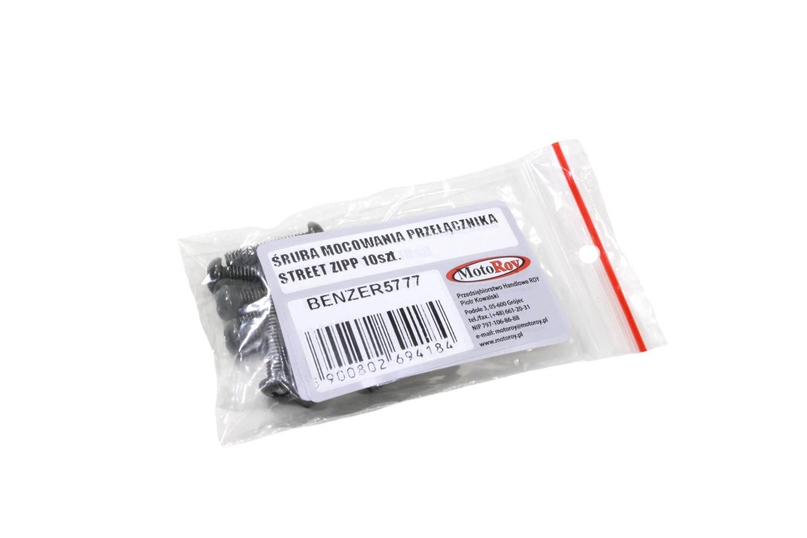 Śruba mocowania przełącznika zespolonego street zipp router m5x20mm op 10 s - zdjęcie 2