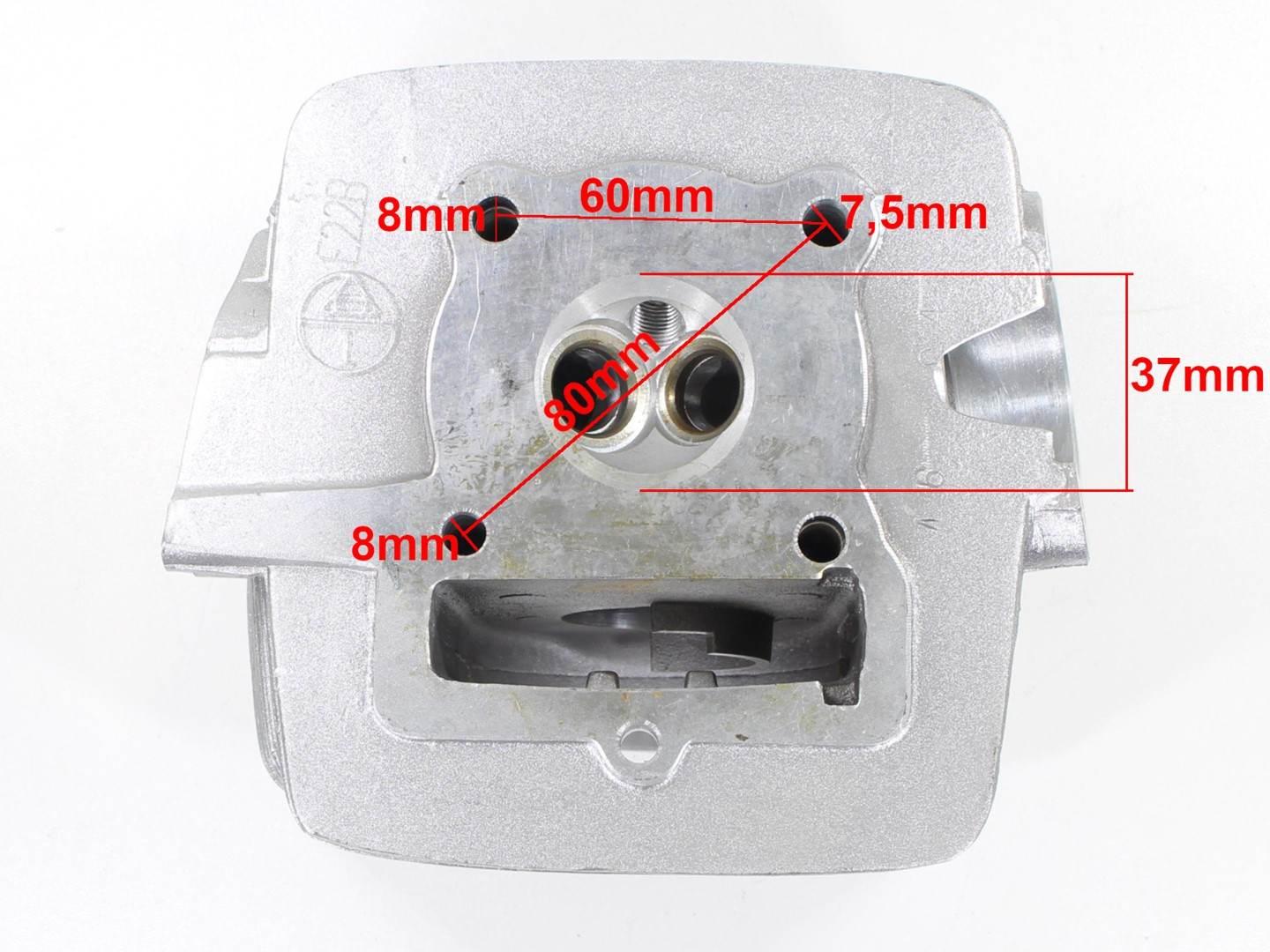 Głowica xcross 50 silnika srebrna | BENZER5888 - zdjęcie 5