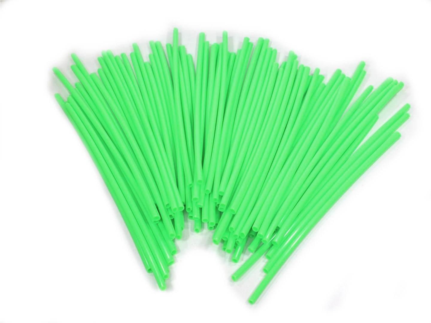 Nakładki szprych felgi cross zielone kpl 72szt