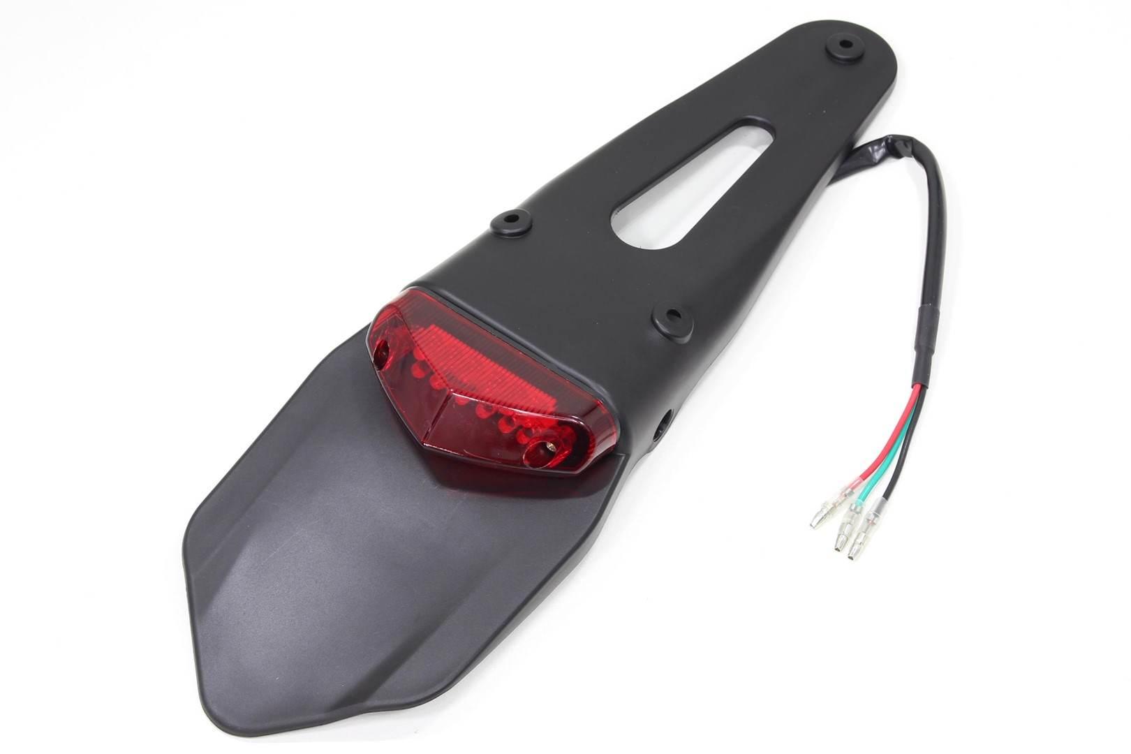 Błotnik tył z lampą cross czarna bri | ROY16001