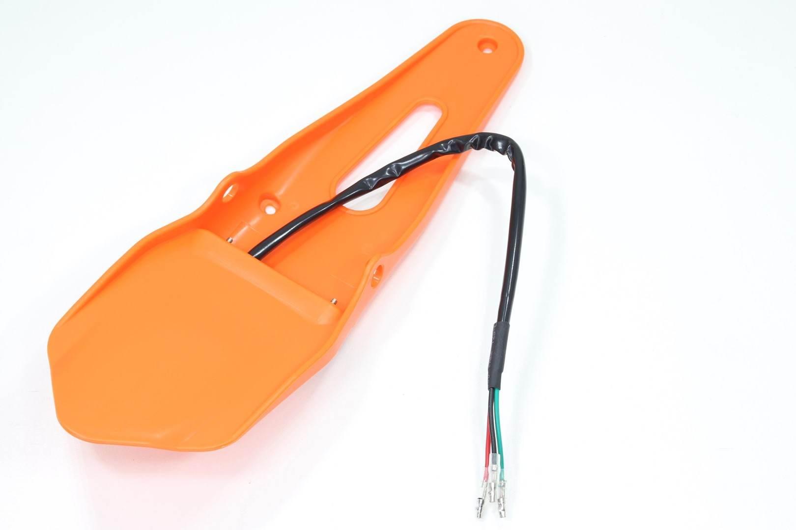 Błotnik tył z lampą cross pomarańczowa bri - zdjęcie 2