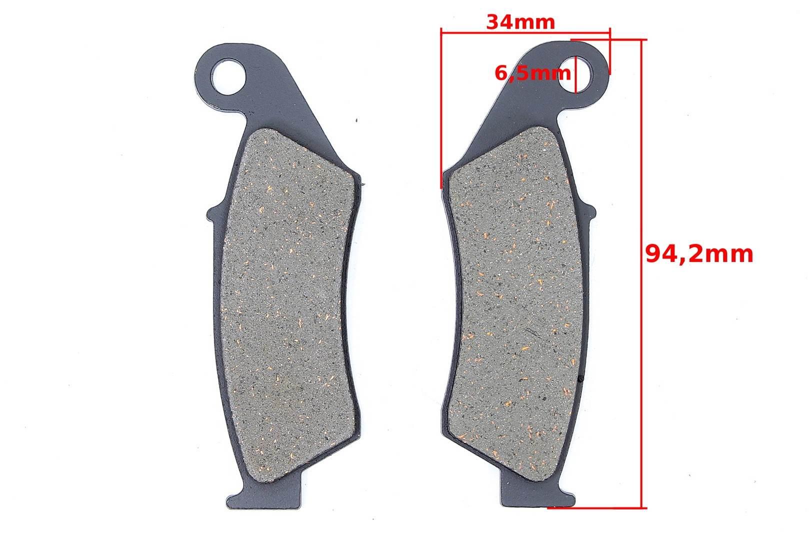 Klocki hamulca honda cr-125 xlr 125 rw crm 250 lc - zdjęcie 5