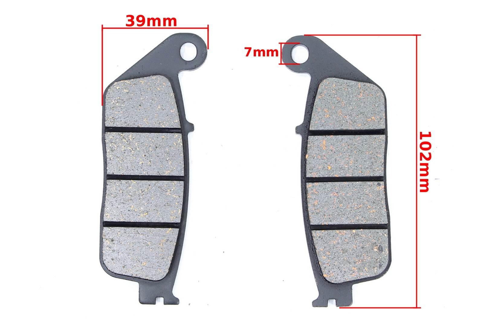 Klocki hamulca honda rs 125 rs 250 cbr 600 cbf 600 - zdjęcie 5