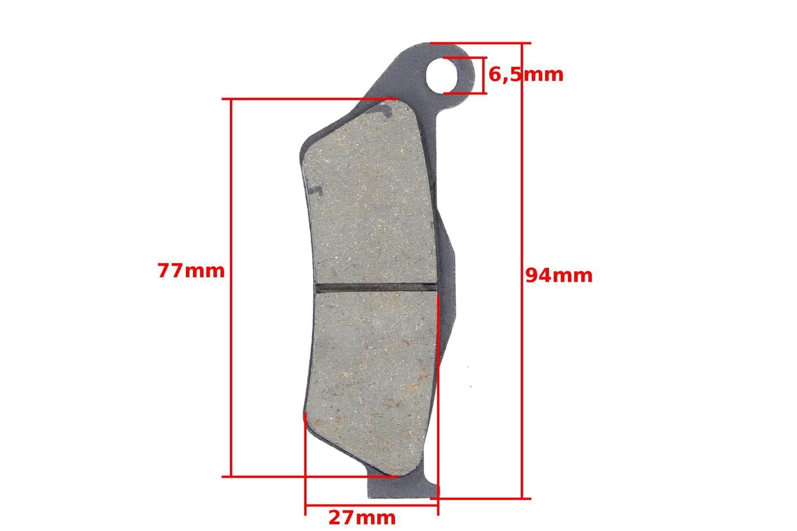 Klocki hamulca keeway-silverblade 125/150/250 sbp - zdjęcie 5